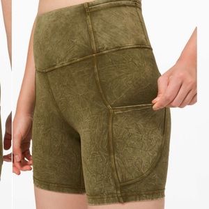 Lululemon Fast and Free Ice Dye Shorts